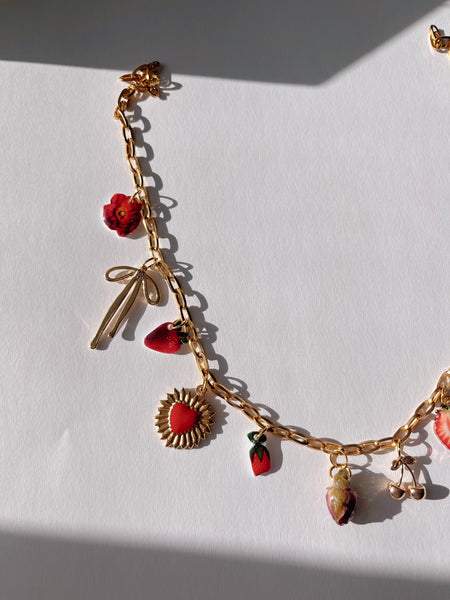 Cherry, Cherry Baby Charm Necklace