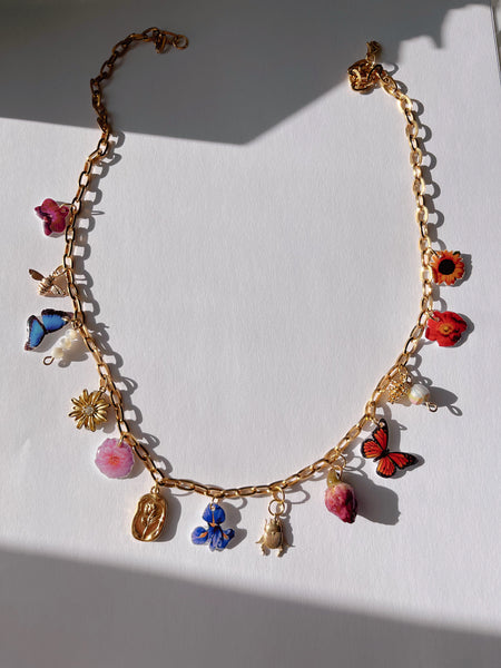Garden Party Charm Necklace