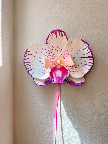 Orchid Sconce