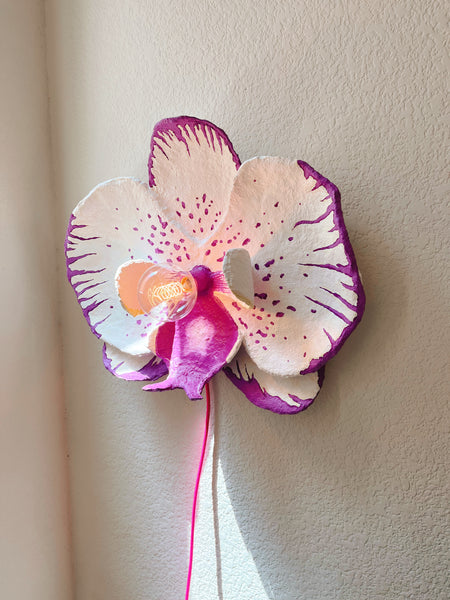 Orchid Sconce