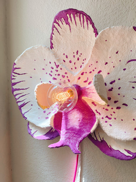 Orchid Sconce