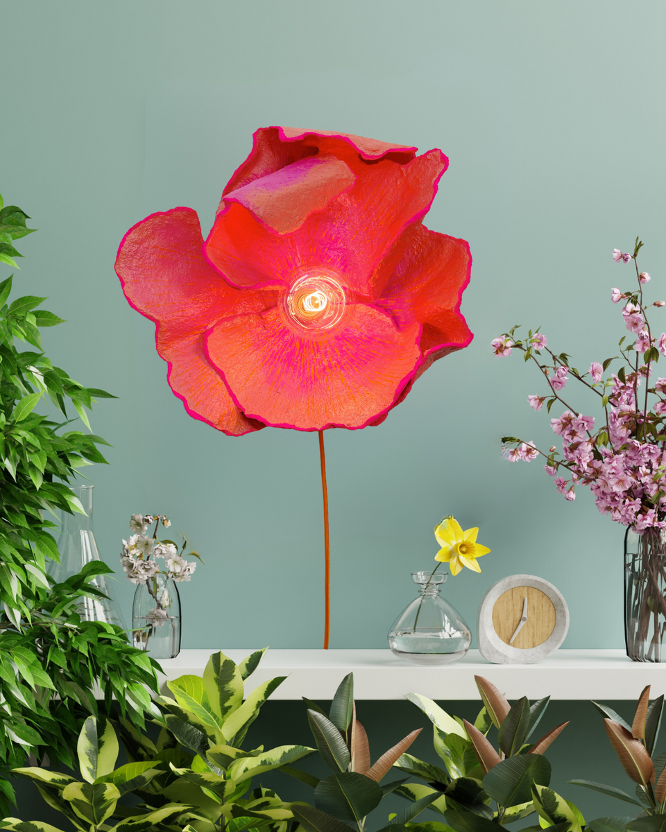 Poppy Sculptural Sconce – Hey Maker and Us