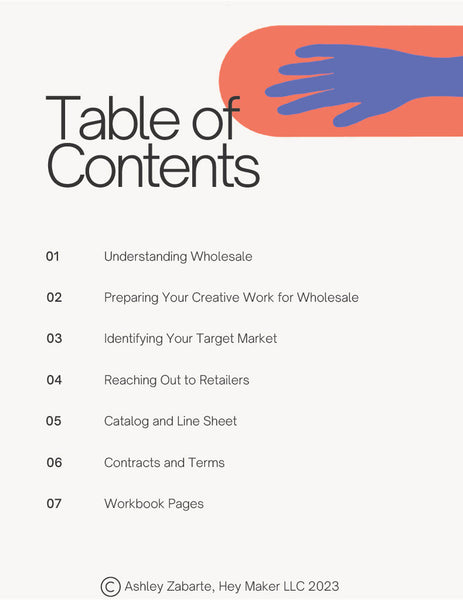 Wholesale For Makers: Guidance for Successfully Selling to Retail Shops