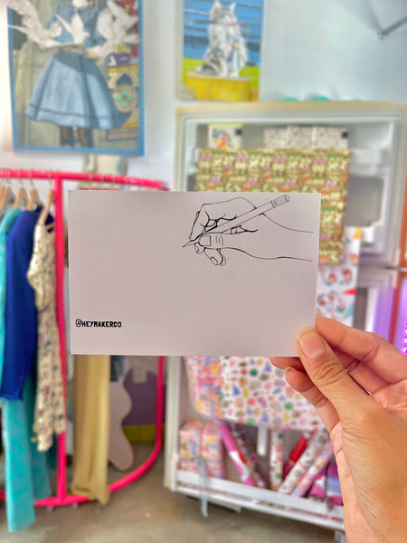 Hey Maker Post Cards