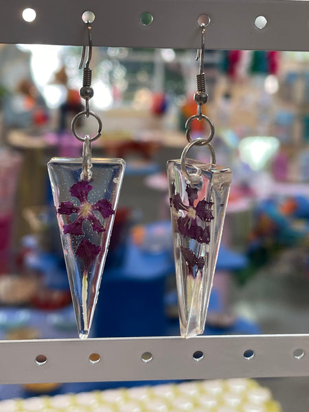 Preserved Flower Earrings