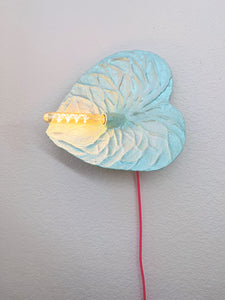 Seaglass Anthurium Sconce