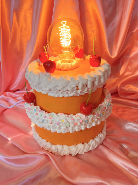 Orange Cake Lamp