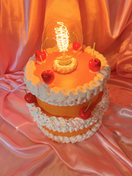 Orange Cake Lamp