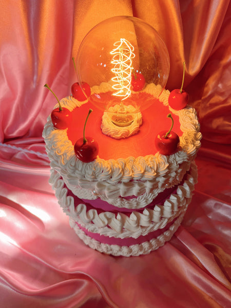 Pink Cake Lamp