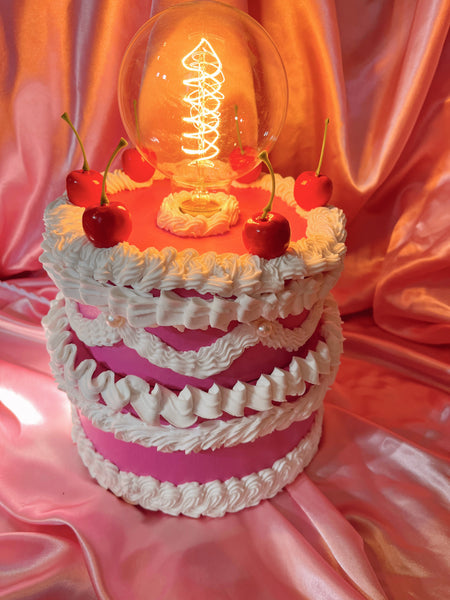 Pink Cake Lamp