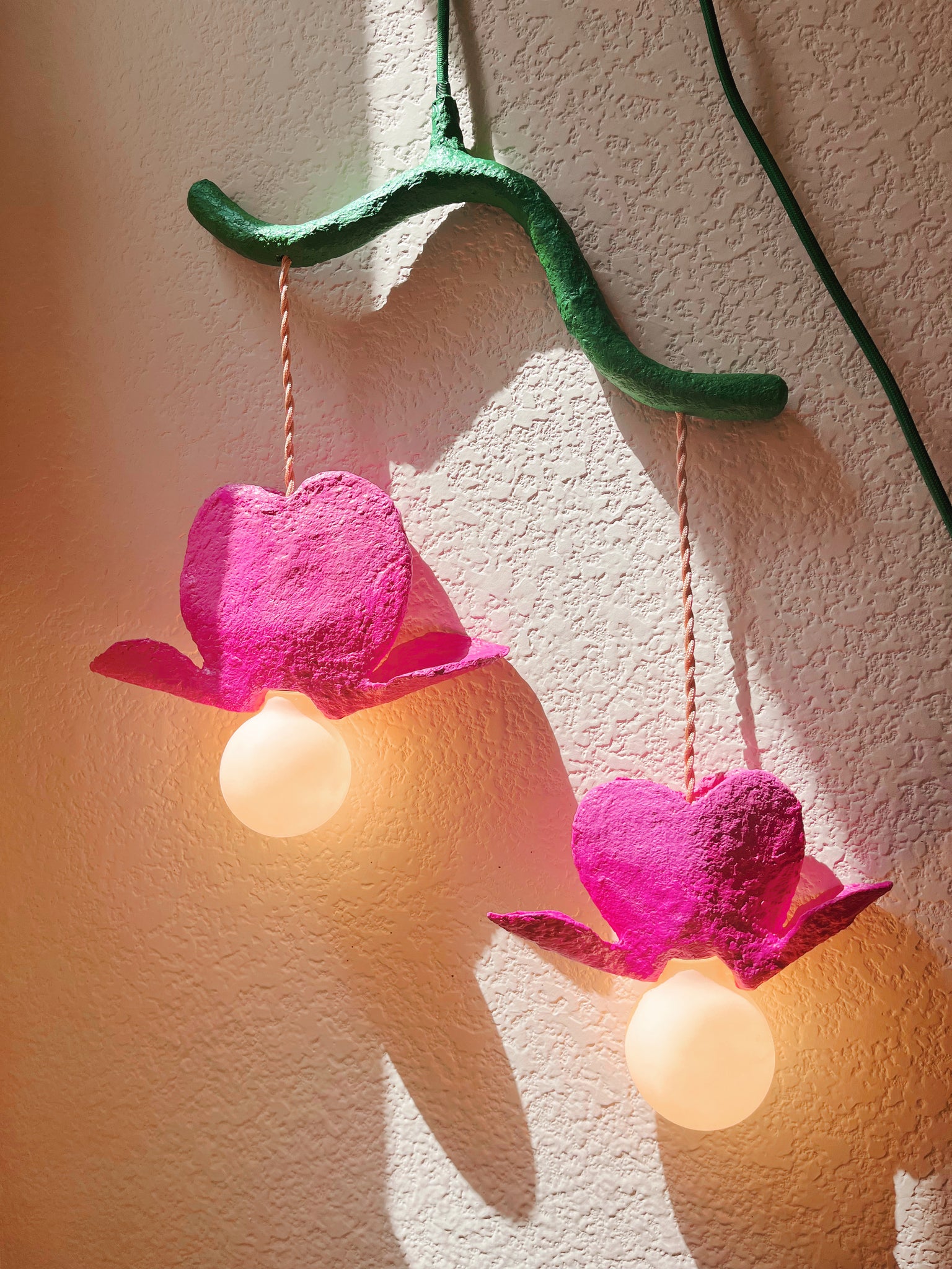 Bleeding Hearts Hanging Lamp