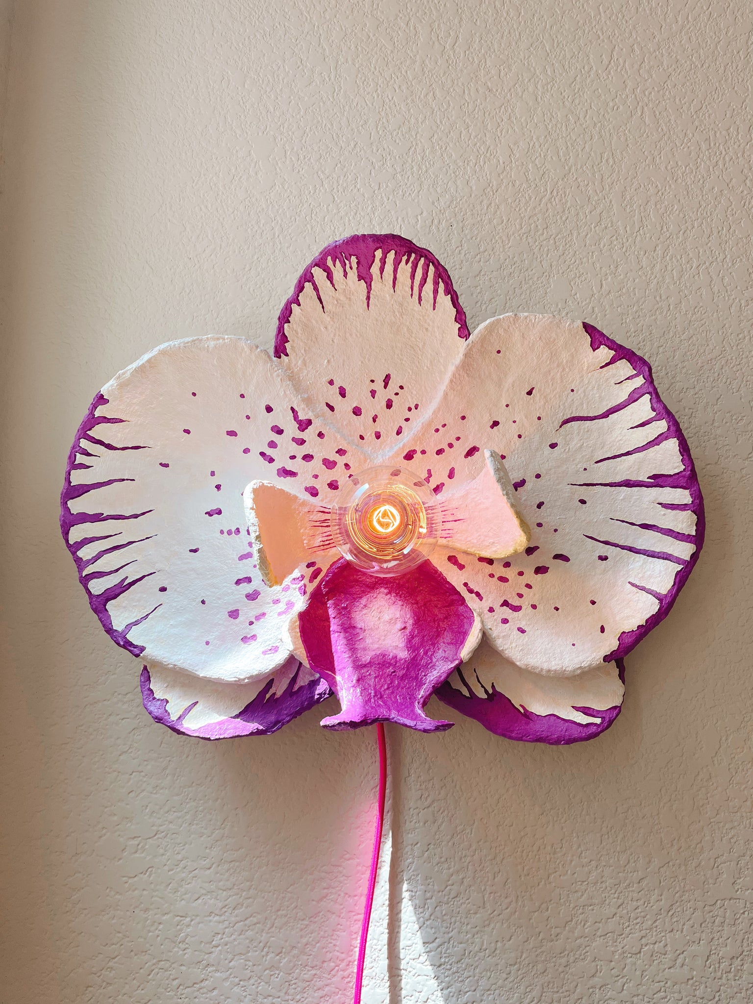 Orchid Sconce