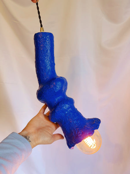 Cobalt Blue Hanging Lamp