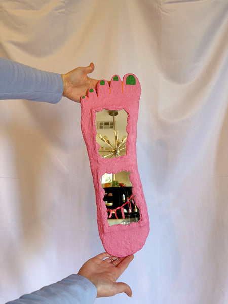 Pink Foot Mirror
