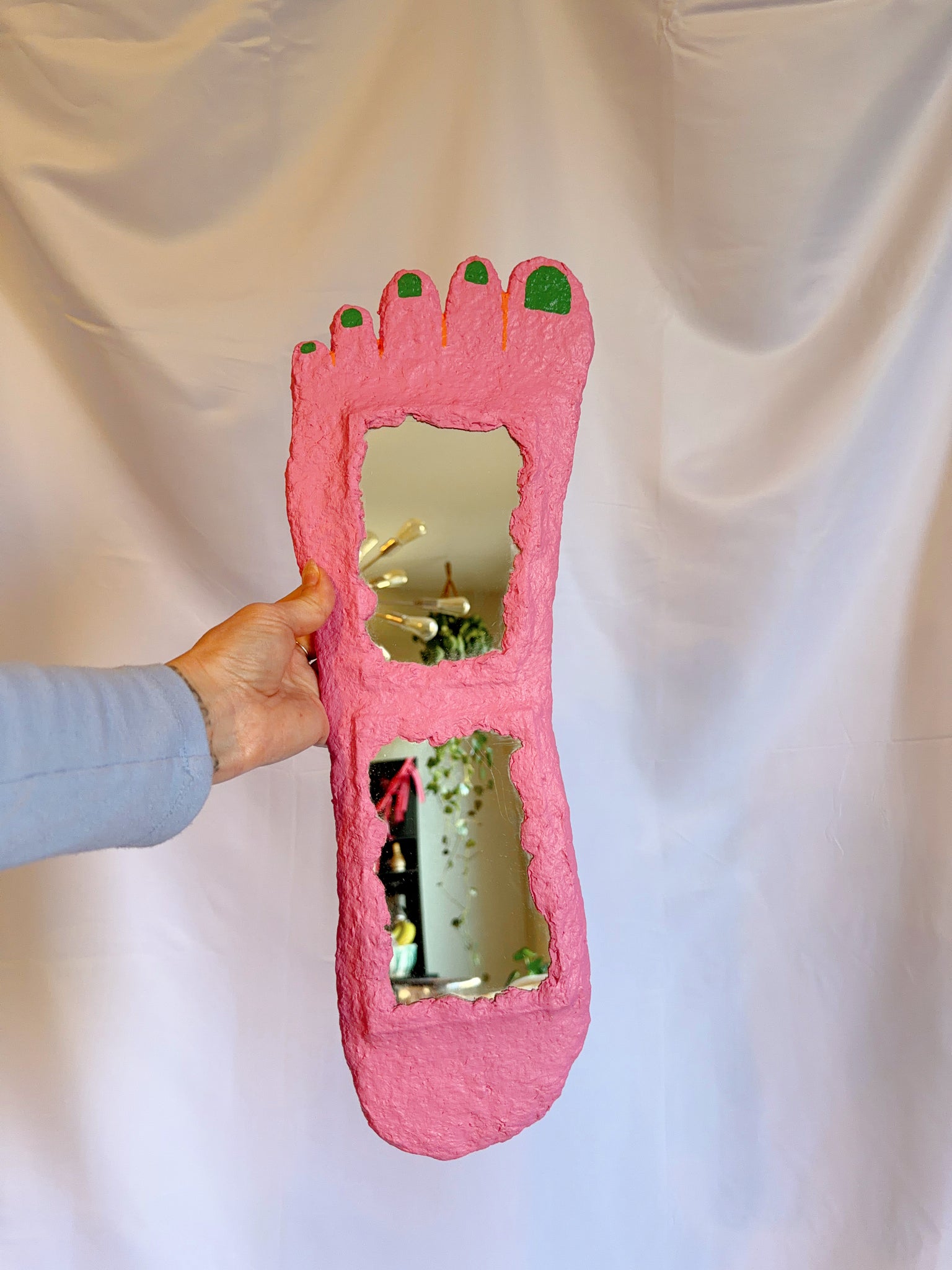 Pink Foot Mirror