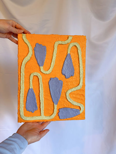 Textured Tulip Painting