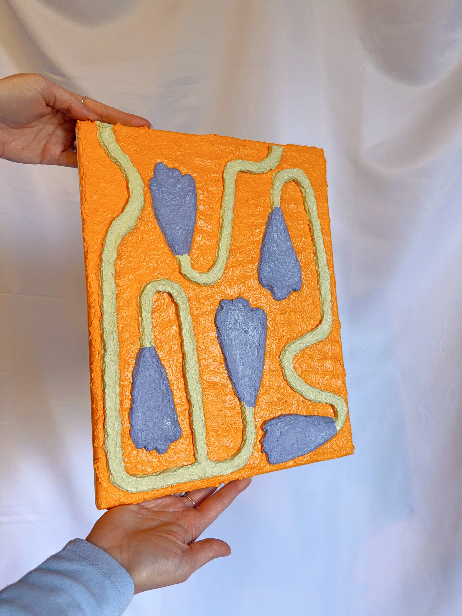 Textured Tulip Painting