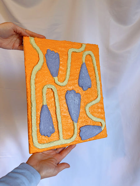 Textured Tulip Painting