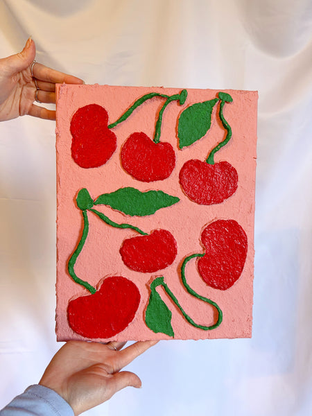 Texture Cherry Painting