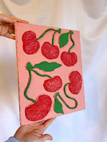 Texture Cherry Painting