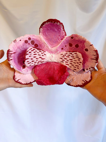 Pink Orchid Wall Sculpture