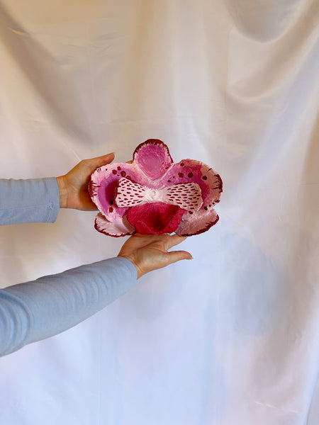 Pink Orchid Wall Sculpture