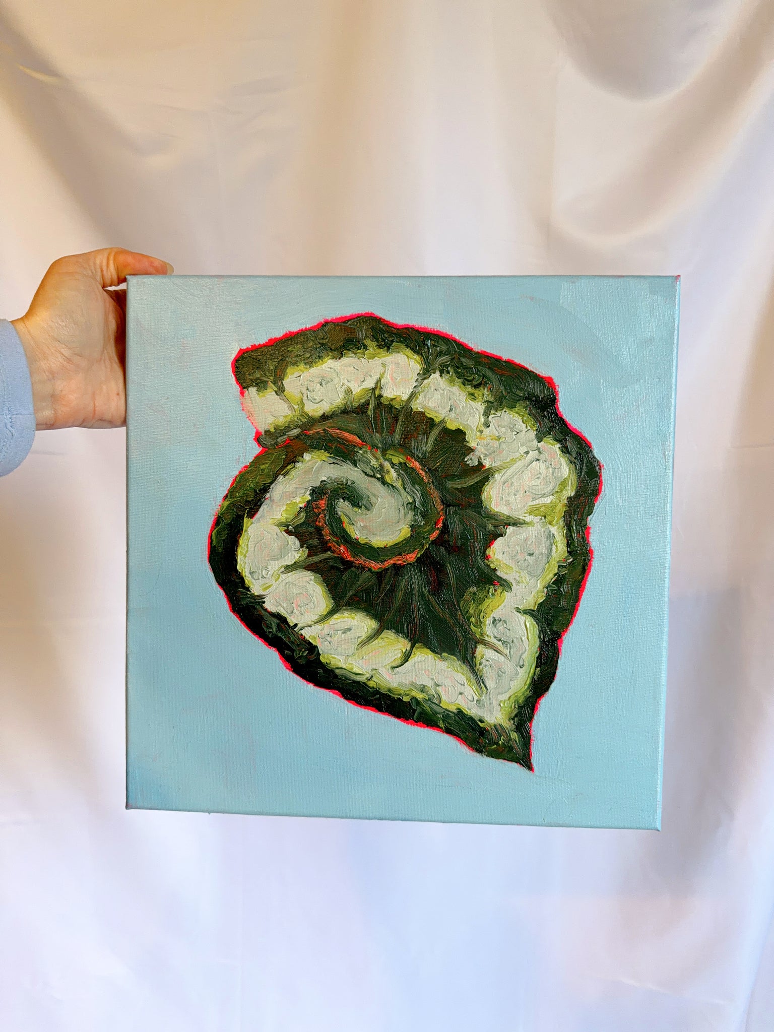 Begonia Oil Painting