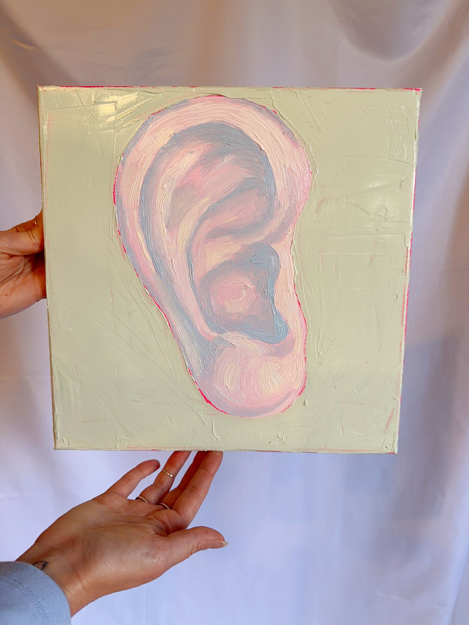 Pastel Ear Painting