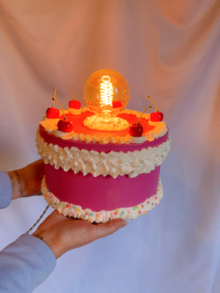 Pink Cake Lamp