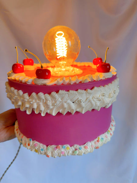 Pink Cake Lamp