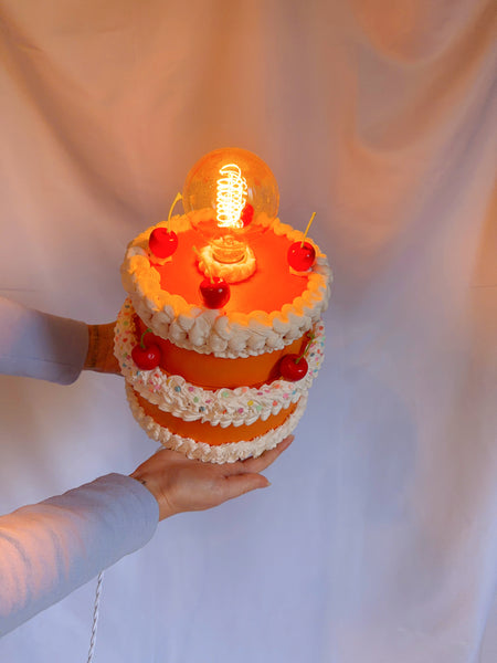 Orange Cake Lamp