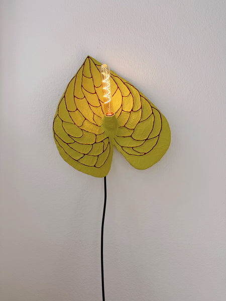 Anthurium Sconce - Chartreuse