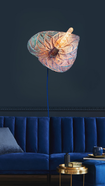 Oxidized Anthurium Sconce