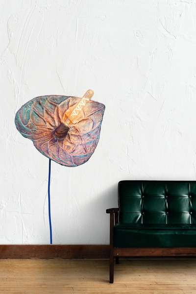Oxidized Anthurium Sconce