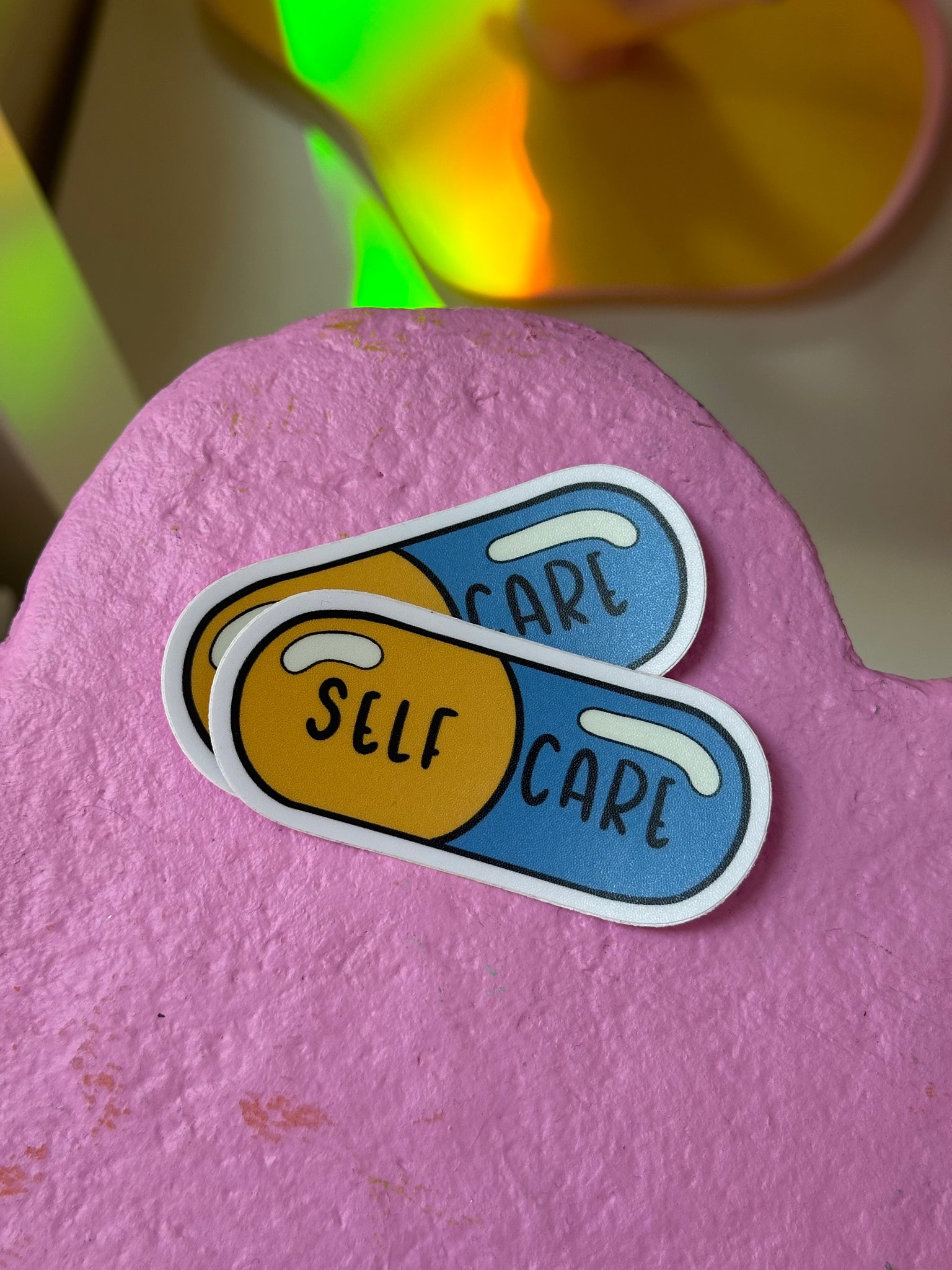 Self Care Pill Sticker