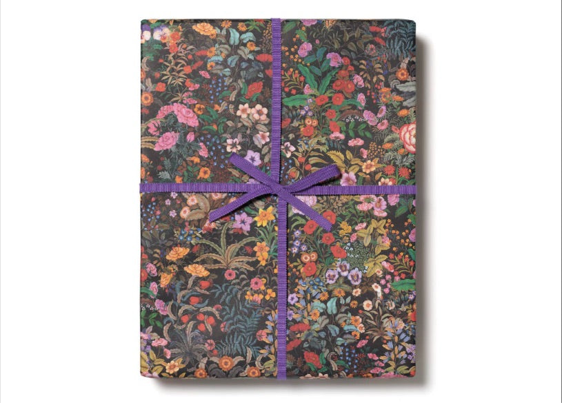 Meadow Black Wrapping paper
