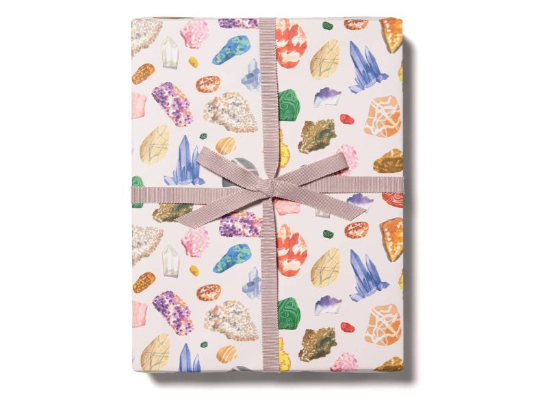 Crystals Wrapping Paper